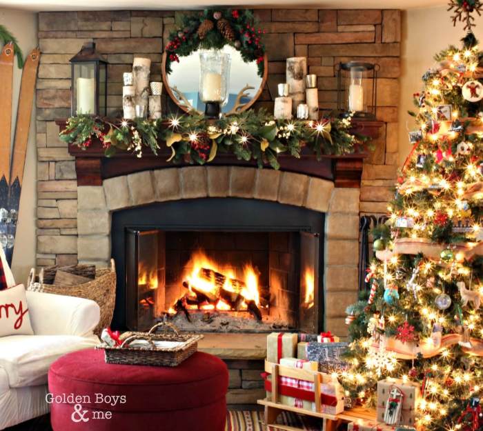 Mantel christmas decor ideas