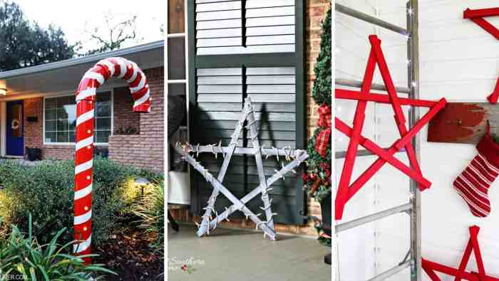 Christmas outside decorations diy