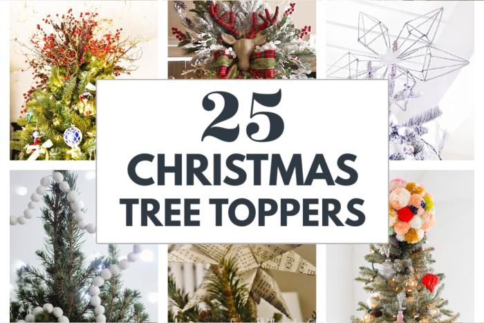 Diy christmas tree topper ideas