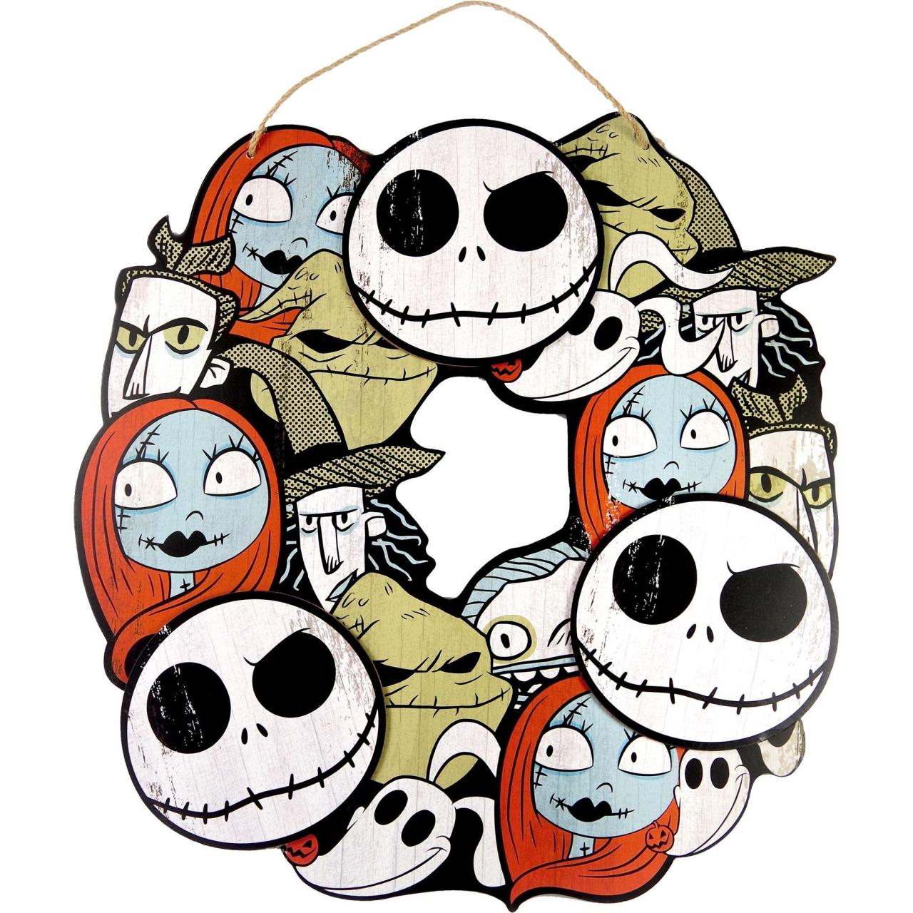 Diy nightmare before christmas wreath