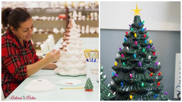 Ceramic christmas tree diy