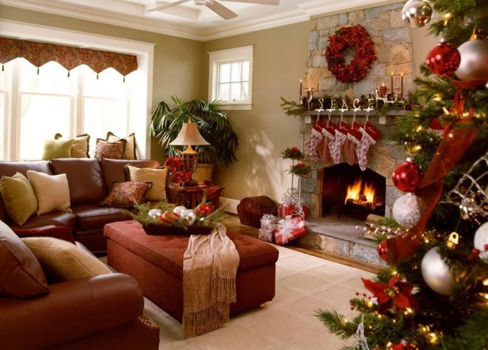 Christmas ideas decorations staircase decorate elegant