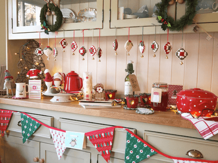 Christmas kitchen wall decor