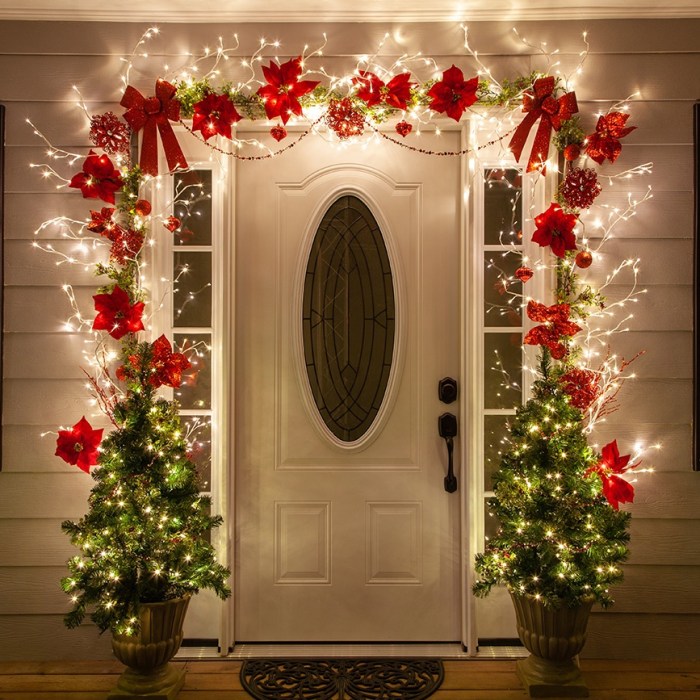 Christmas diy door decorations