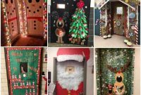 Christmas diy door decorations