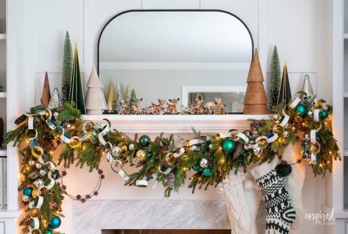 Christmas decor ideas for mantel