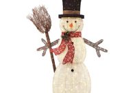 Christmas decorations yard snowman accents led broom outdoor depot light holiday homedepot 1711 share pvc 270l 60in