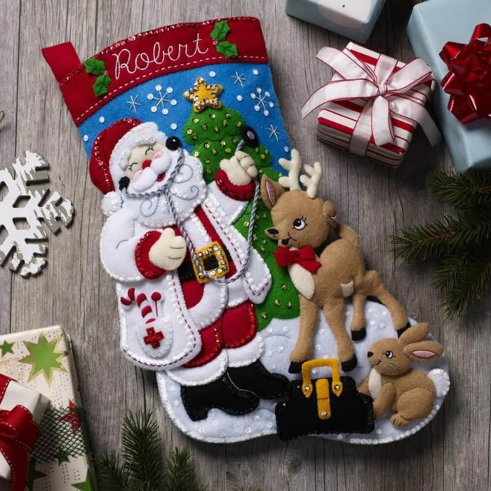 Diy christmas stocking kit