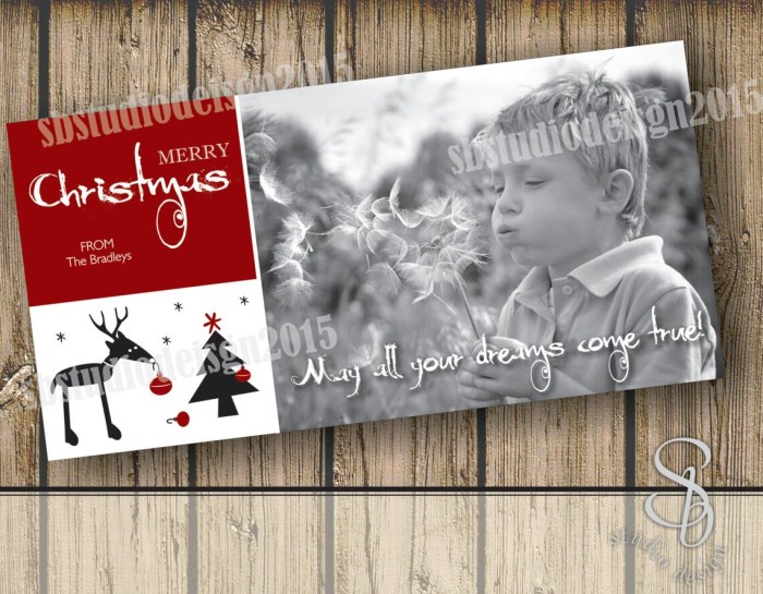 Photo christmas cards diy