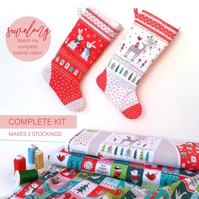 Diy christmas stocking kit