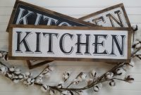 Kitchen sign wall decor