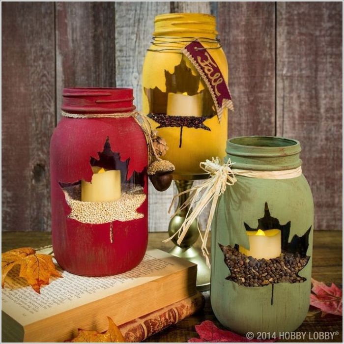 Mason jar decor kitchen