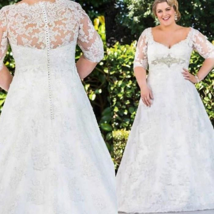 Winter wedding dresses plus size