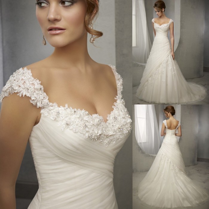 Fit n flare wedding dresses