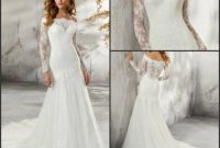 Classic wedding dresses with long sleeves