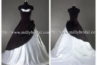 Wedding dress black dresses white essense style australia princess unique tulle skirt maggie