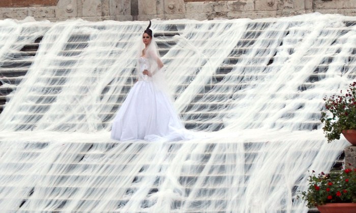 Biggest wedding dress in the world