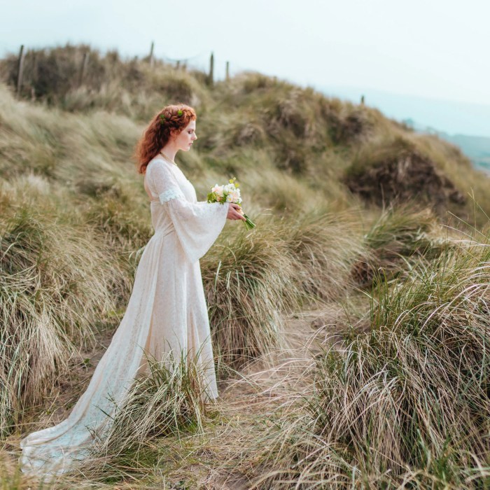 Celtic fusion wedding dress