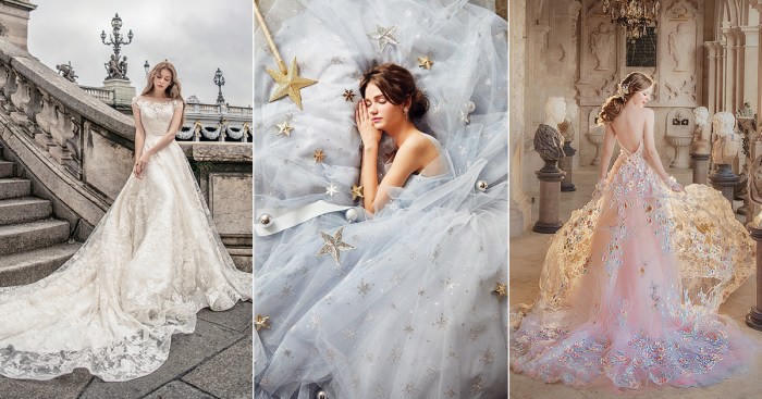 Fairytale inspired wedding dresses