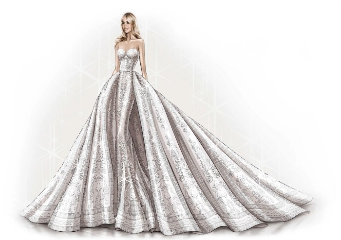 D and g wedding dress